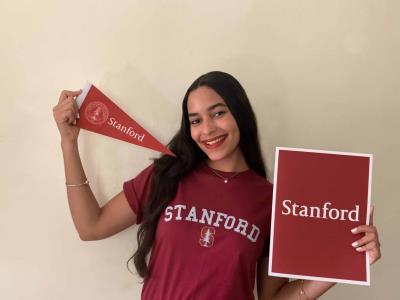 Isamar, la  joven de 19 años que ganó una beca para Stanford