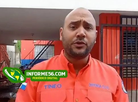 El director regional de la Defensa Civil, Junior Tineo