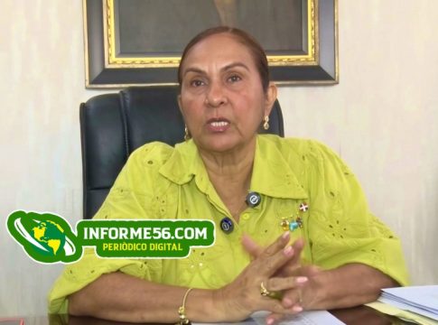 La gobernadora provincial, Xiomara Cortés